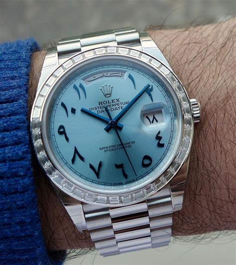 rolex day date arabic.